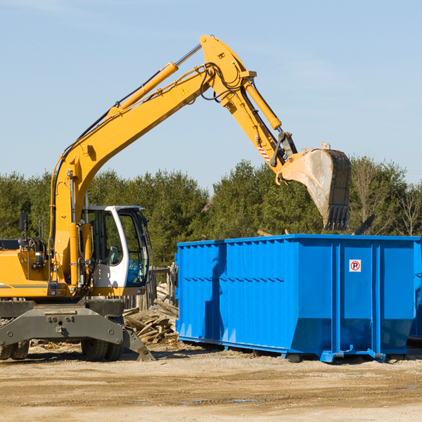 are there any restrictions on where a residential dumpster can be placed in Mahnomen County MN